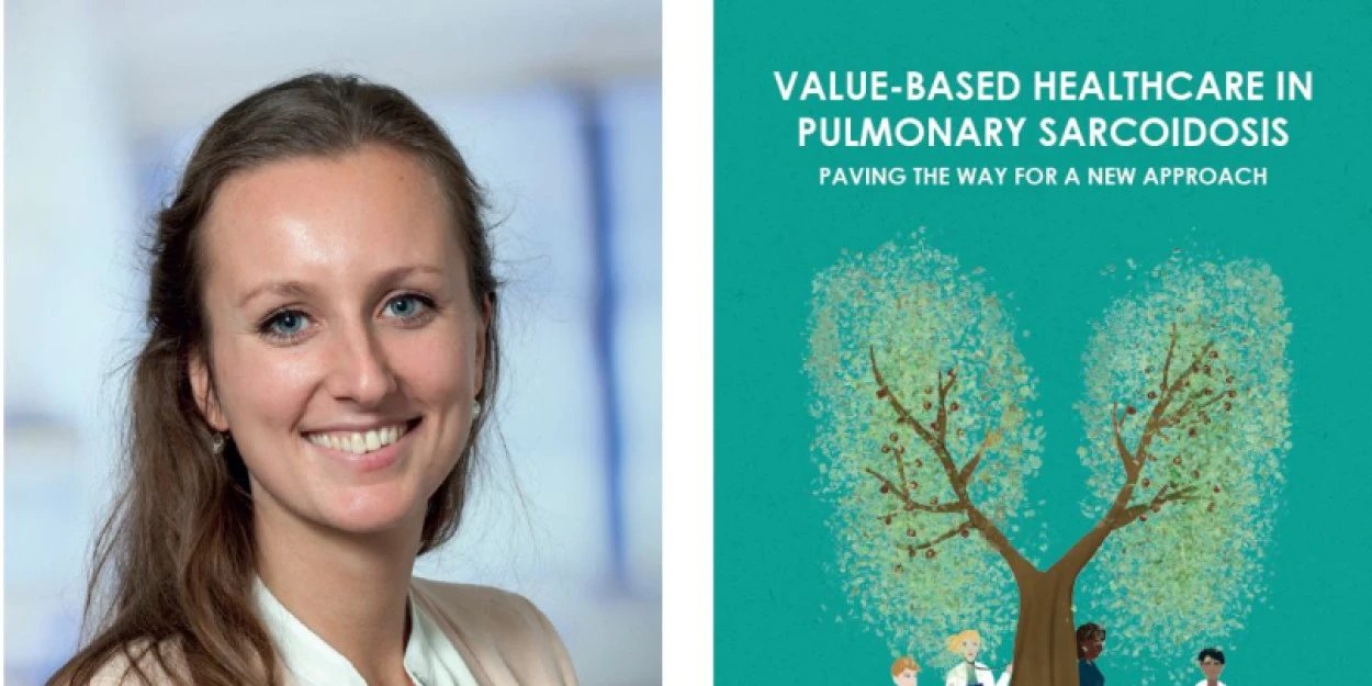 Cover van het proefschrift Value-Based Healthcare in Pulmonary Sarcoidosis